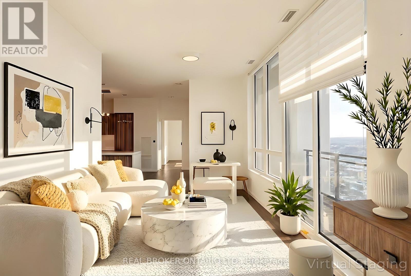 3005 - 1 Grandview Avenue, Markham, ON - Indoor Photo Showing Living Room