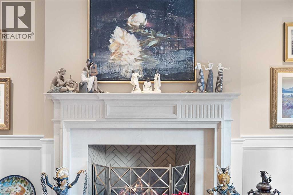 1020 Bel-Aire Drive, Calgary, AB - Indoor Photo Showing Other Room With Fireplace