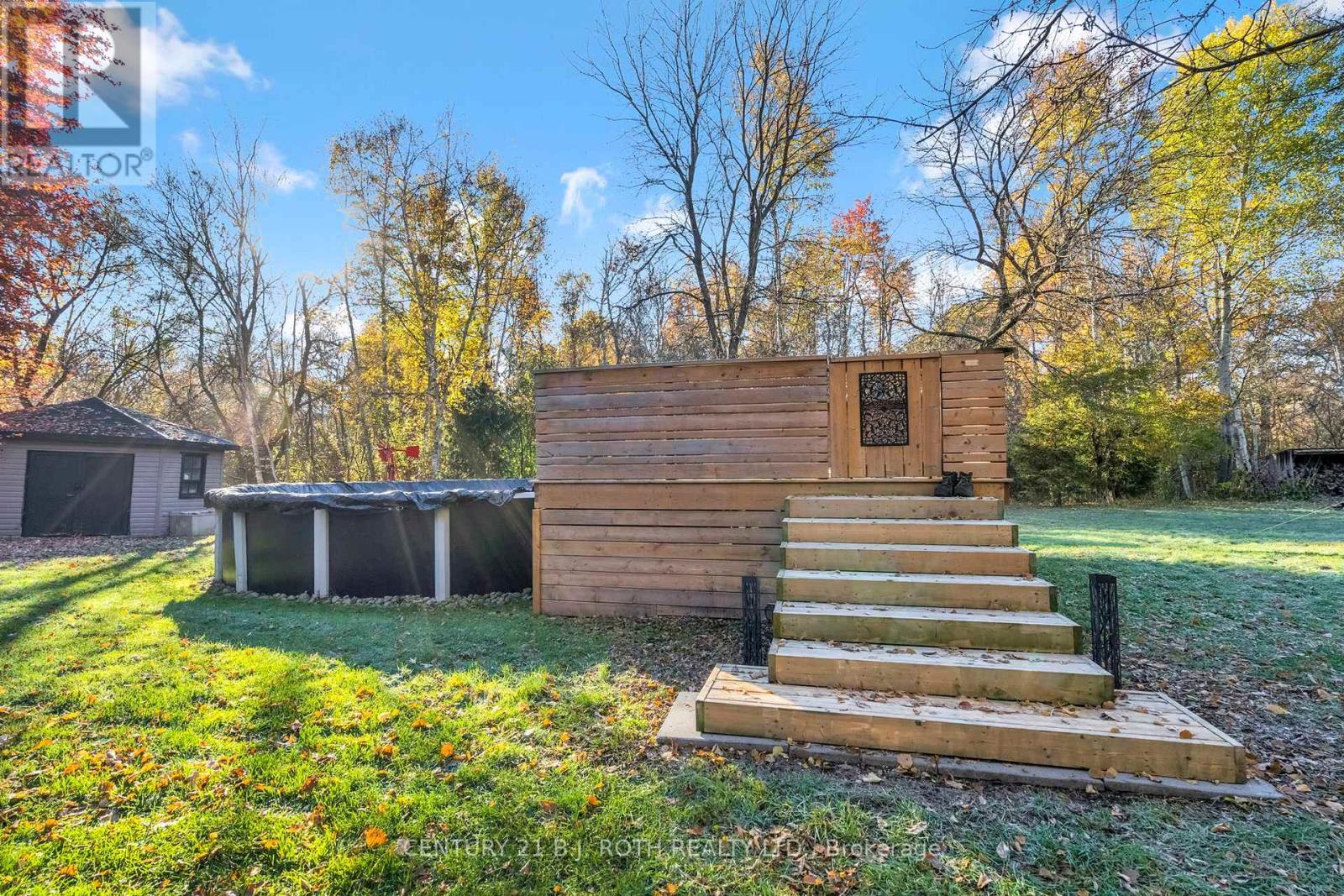 10 Brian Crescent, Adjala-Tosorontio, ON - Outdoor With Above Ground Pool