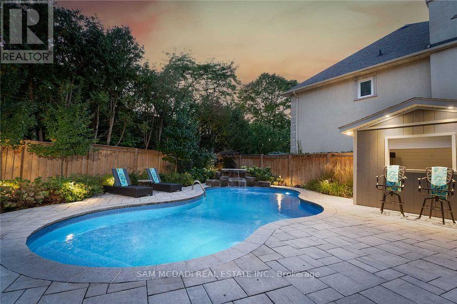 2064 Almira Court, Mississauga, ON - Outdoor With In Ground Pool With Backyard