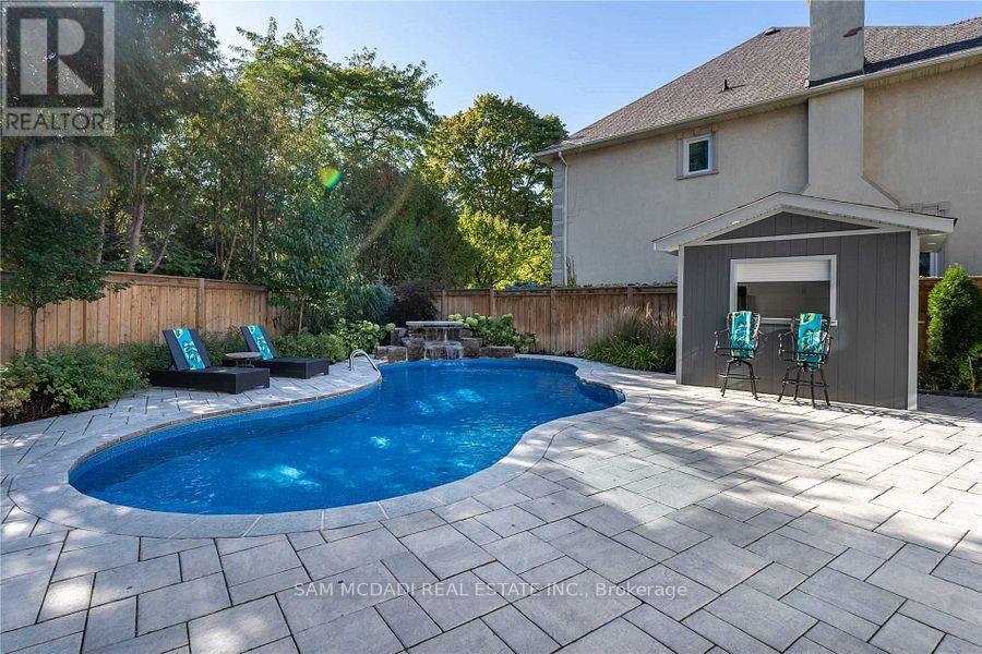 2064 Almira Court, Mississauga, ON - Outdoor With In Ground Pool With Backyard