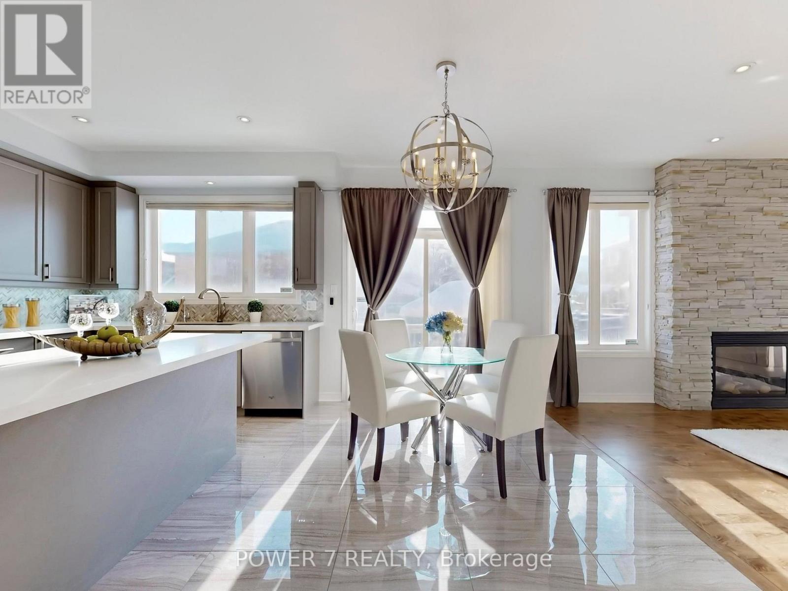 3 Demoray Court, Markham, ON - Indoor Photo Showing Dining Room With Fireplace
