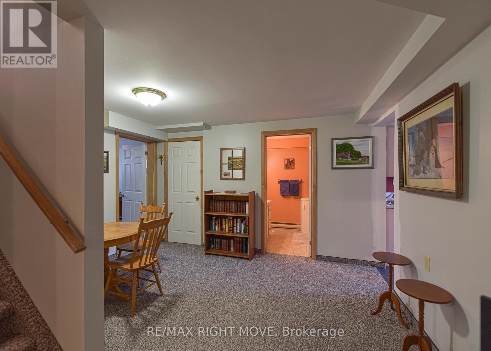 Lower level staircase - 2723 Monck Road, Ramara, ON - Indoor Photo Showing Other Room