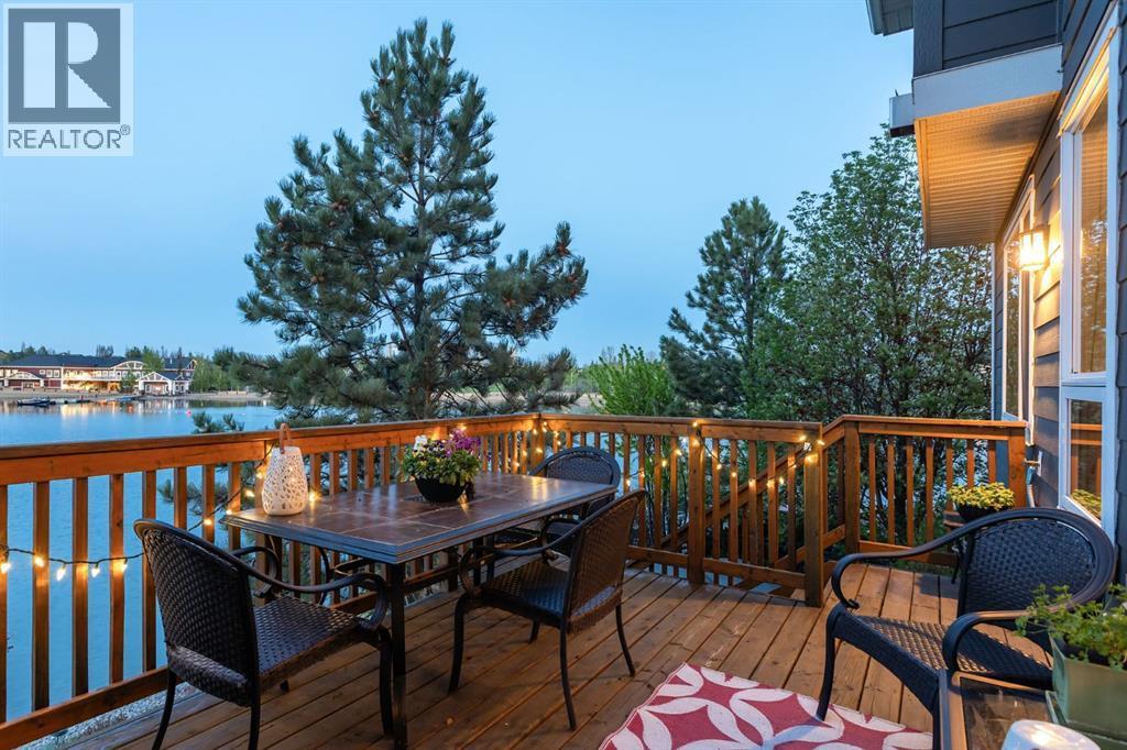 82 Auburn Sound Landing Se, Calgary, AB - Outdoor With Body Of Water With Deck Patio Veranda With Exterior