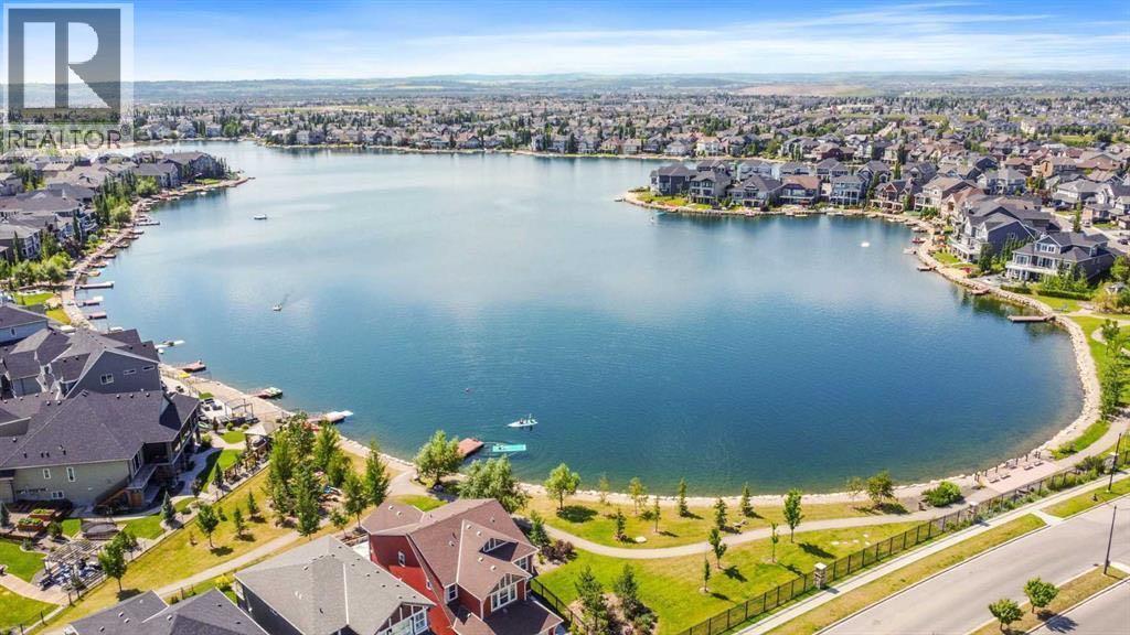 82 Auburn Sound Landing Se, Calgary, AB - Outdoor With Body Of Water With View