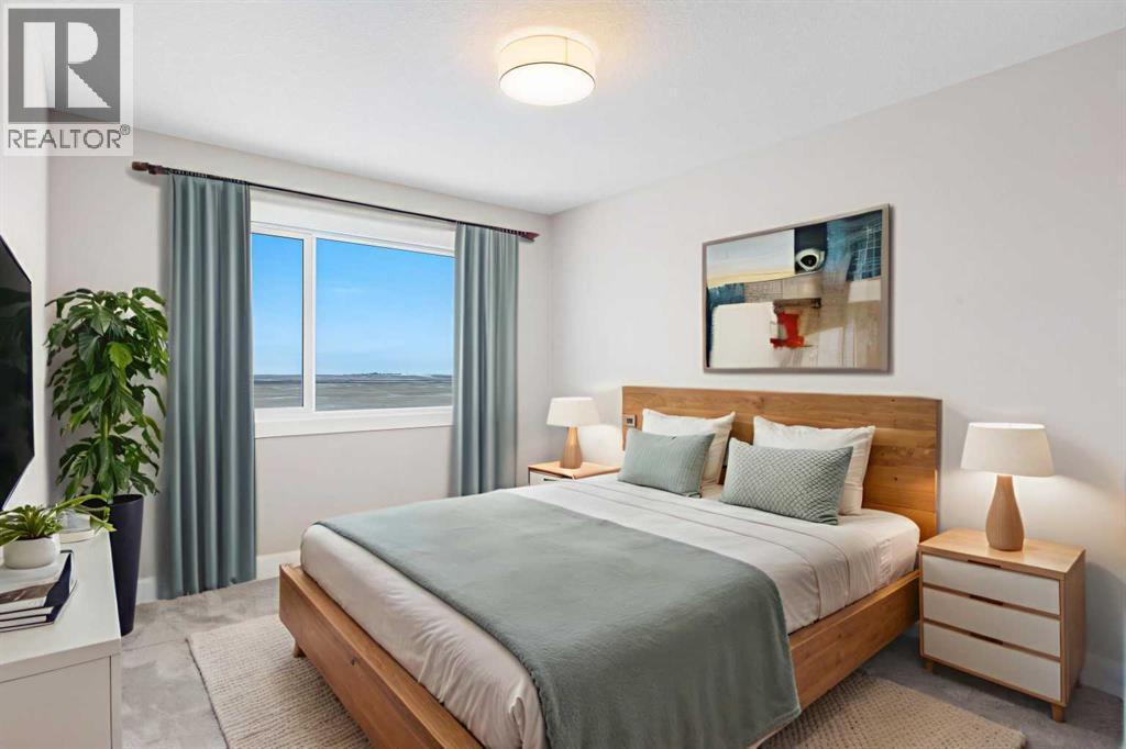 60 Bridges Drive, Langdon, AB - Indoor Photo Showing Bedroom