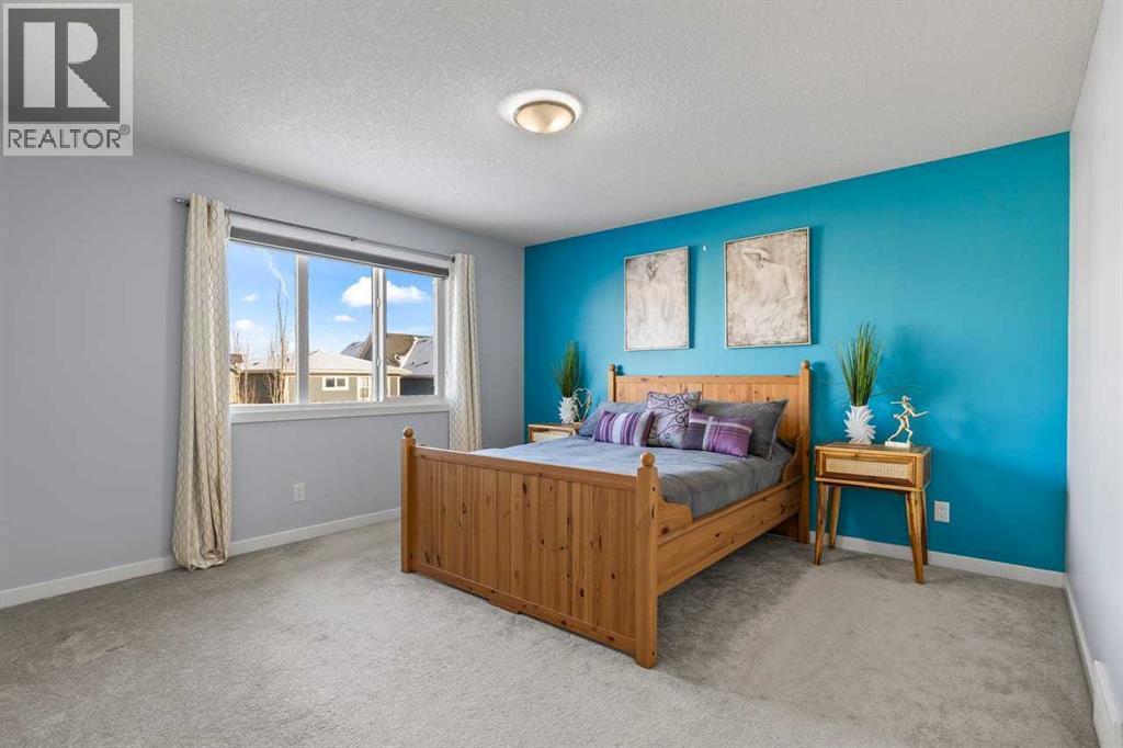 184 Masters Rise Se, Calgary, AB - Indoor Photo Showing Bedroom