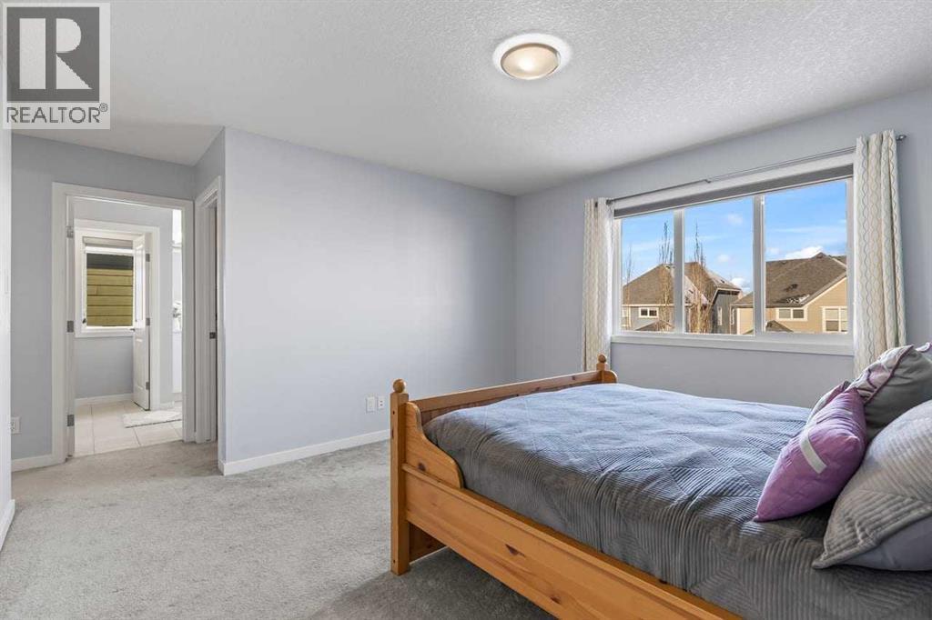 184 Masters Rise Se, Calgary, AB - Indoor Photo Showing Bedroom