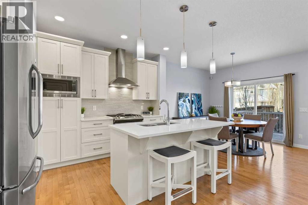 184 Masters Rise Se, Calgary, AB - Indoor Photo Showing Kitchen With Upgraded Kitchen