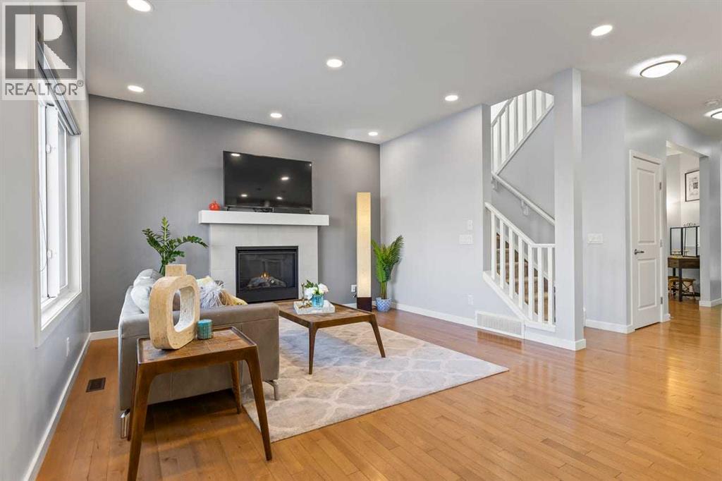 184 Masters Rise Se, Calgary, AB - Indoor With Fireplace