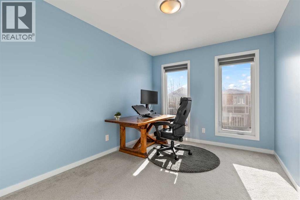184 Masters Rise Se, Calgary, AB - Indoor Photo Showing Office