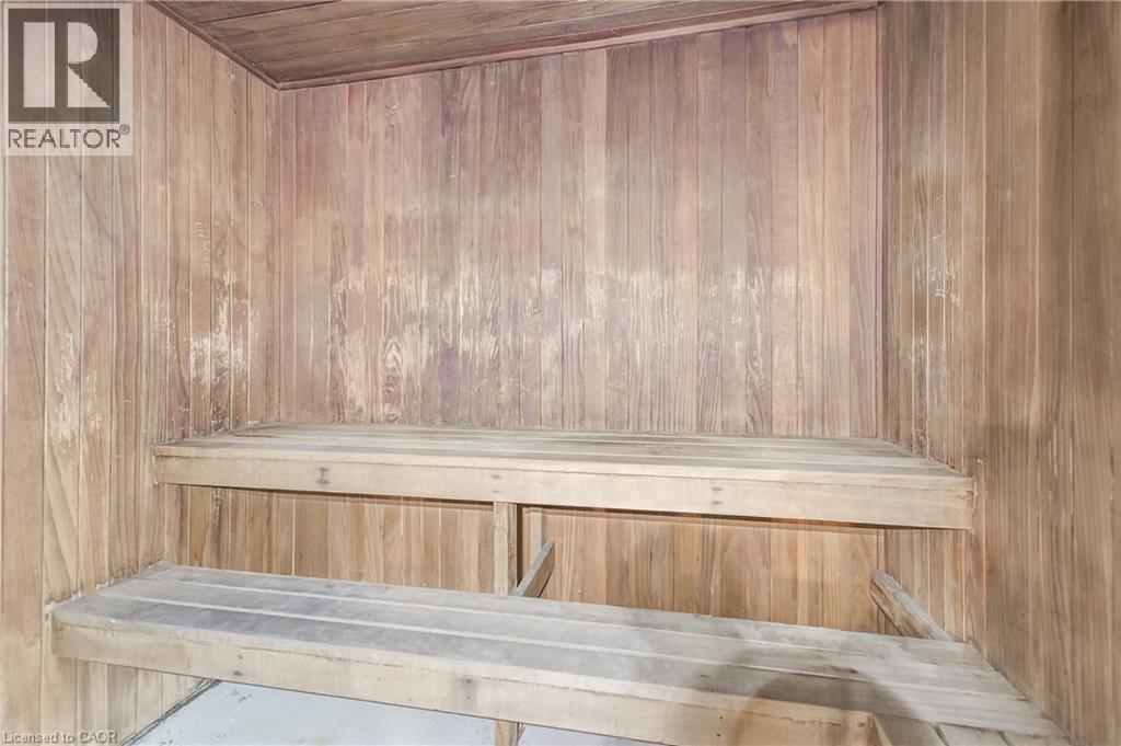 Sauna featuring wooden ceiling - 3845 Lakeshore Boulevard W Unit# 804, Etobicoke, ON - Indoor Photo Showing Other Room