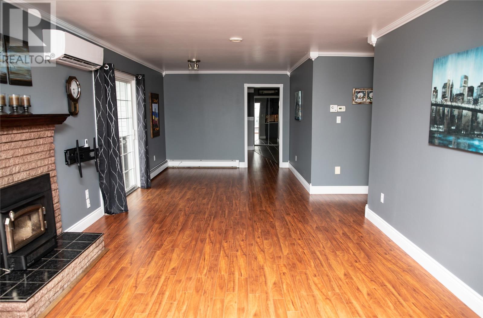 26 Woody Island Drive, Arnold’S Cove, NL - Indoor With Fireplace