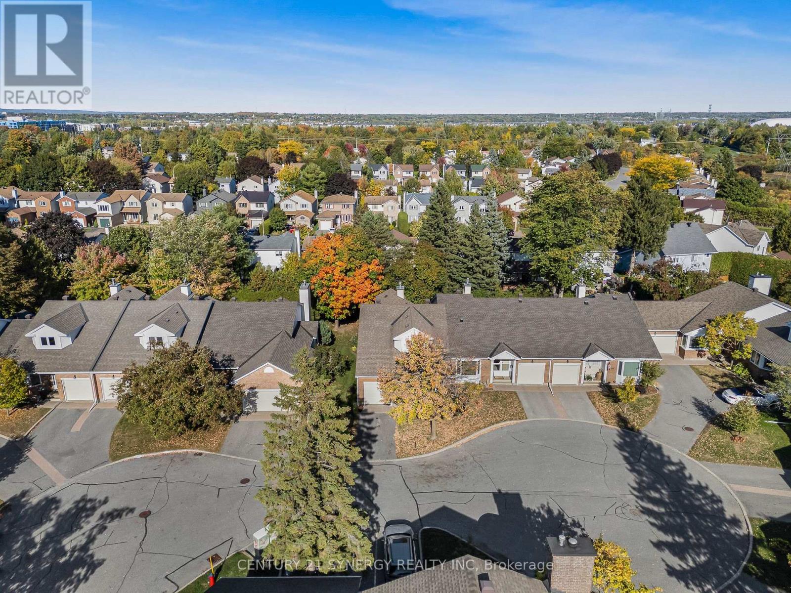Aerial View - 16 - 32 Innesbrook Court, Ottawa, ON - Outdoor With View