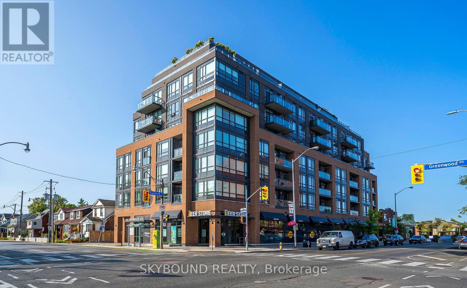 # 805 - 630 Greenwood Avenue, Toronto, ON - Outdoor