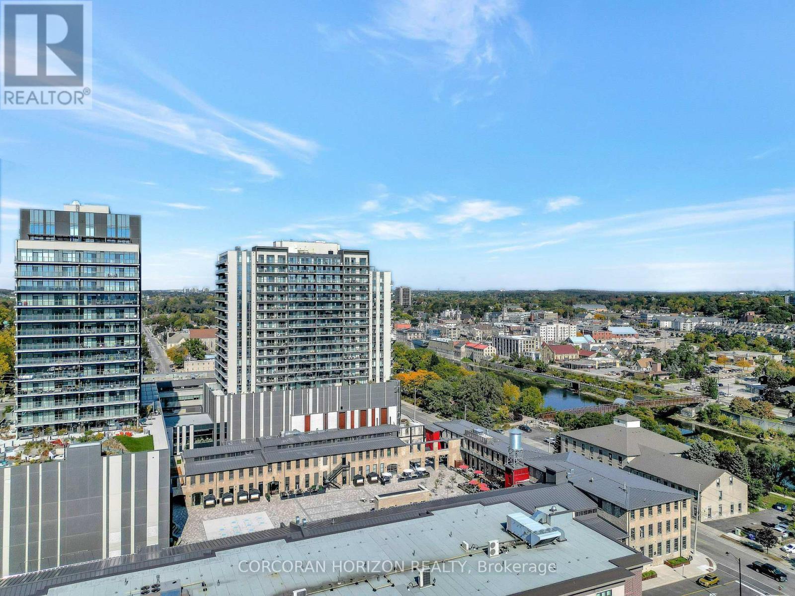 1511 - 15 Glebe Street, Cambridge, ON - Outdoor With View