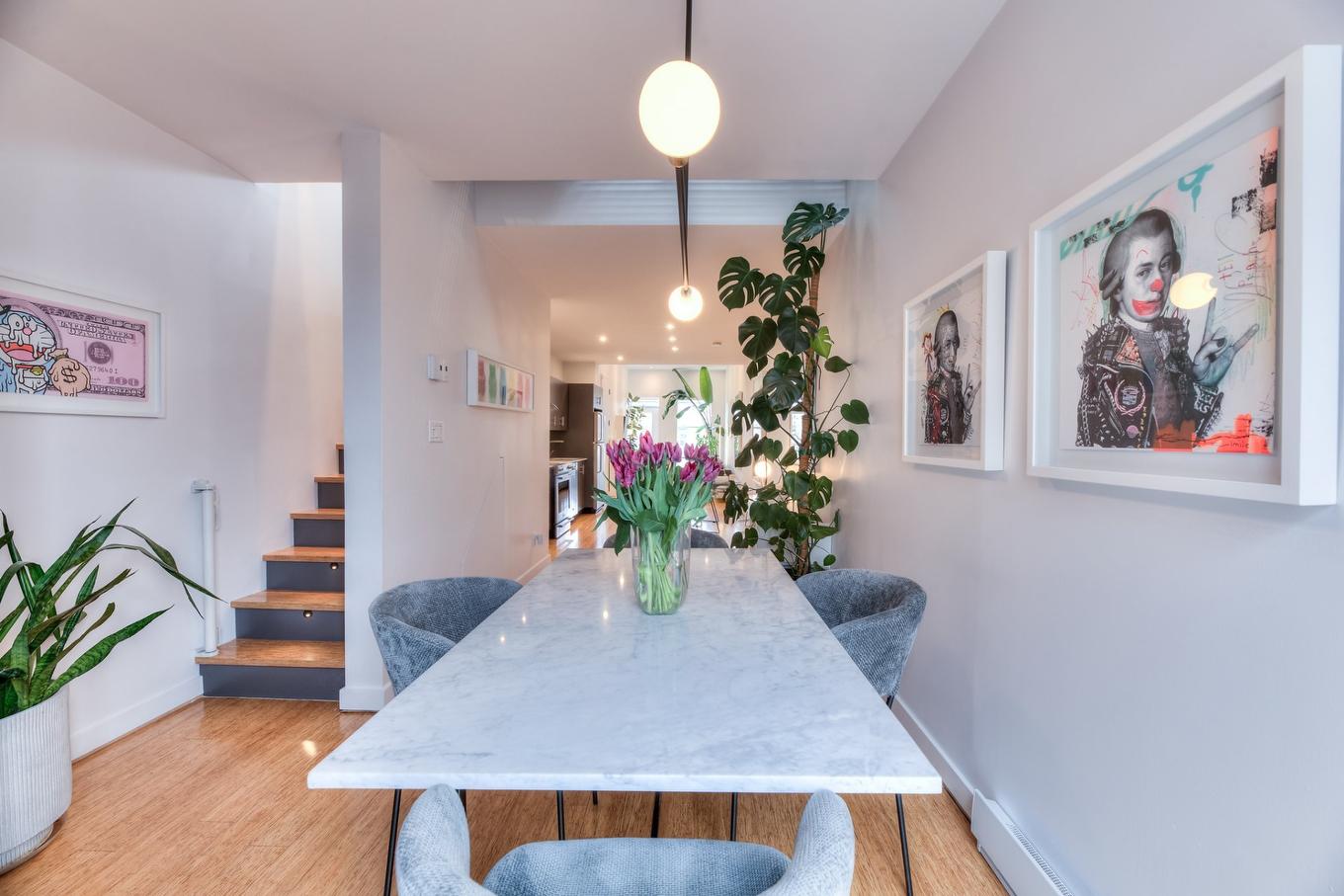 Dining room - 1438 Rue Joliette, Montréal (Mercier/Hochelaga-Maisonneuve), QC - Indoor Photo Showing Dining Room