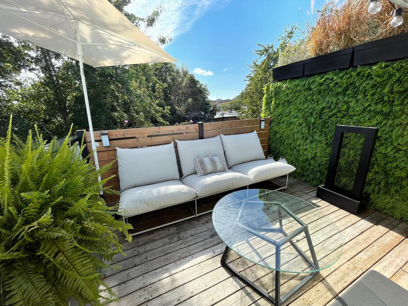 Patio - 1438 Rue Joliette, Montréal (Mercier/Hochelaga-Maisonneuve), QC - Outdoor With Deck Patio Veranda