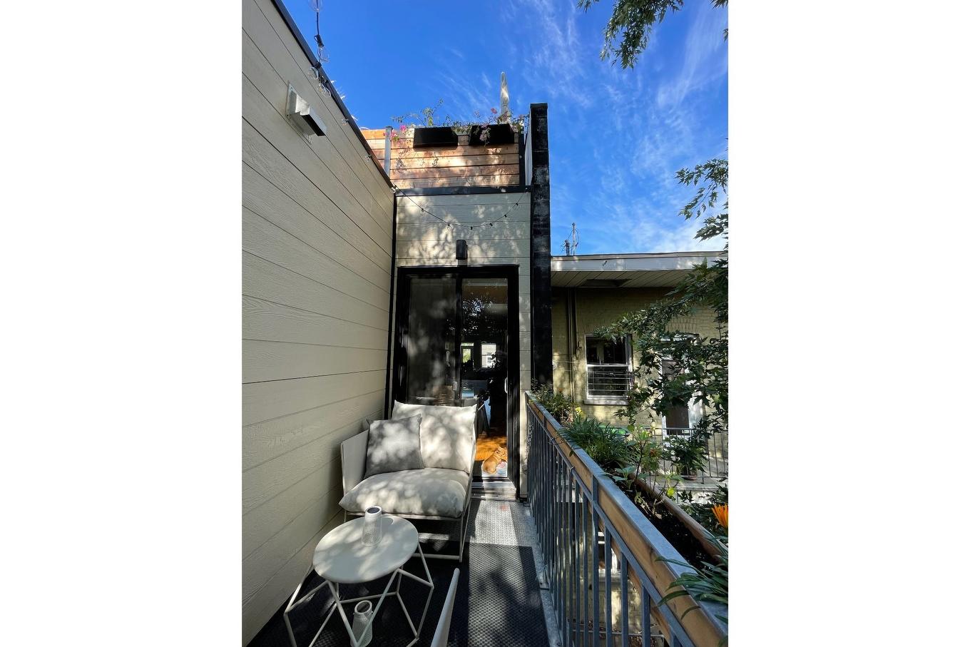 Balcony - 1438 Rue Joliette, Montréal (Mercier/Hochelaga-Maisonneuve), QC - Outdoor With Exterior