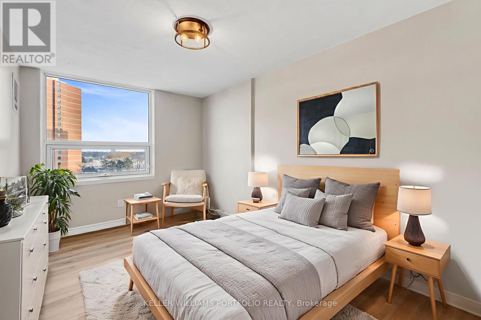 602 - 625 The West Mall, Toronto, ON - Indoor Photo Showing Bedroom