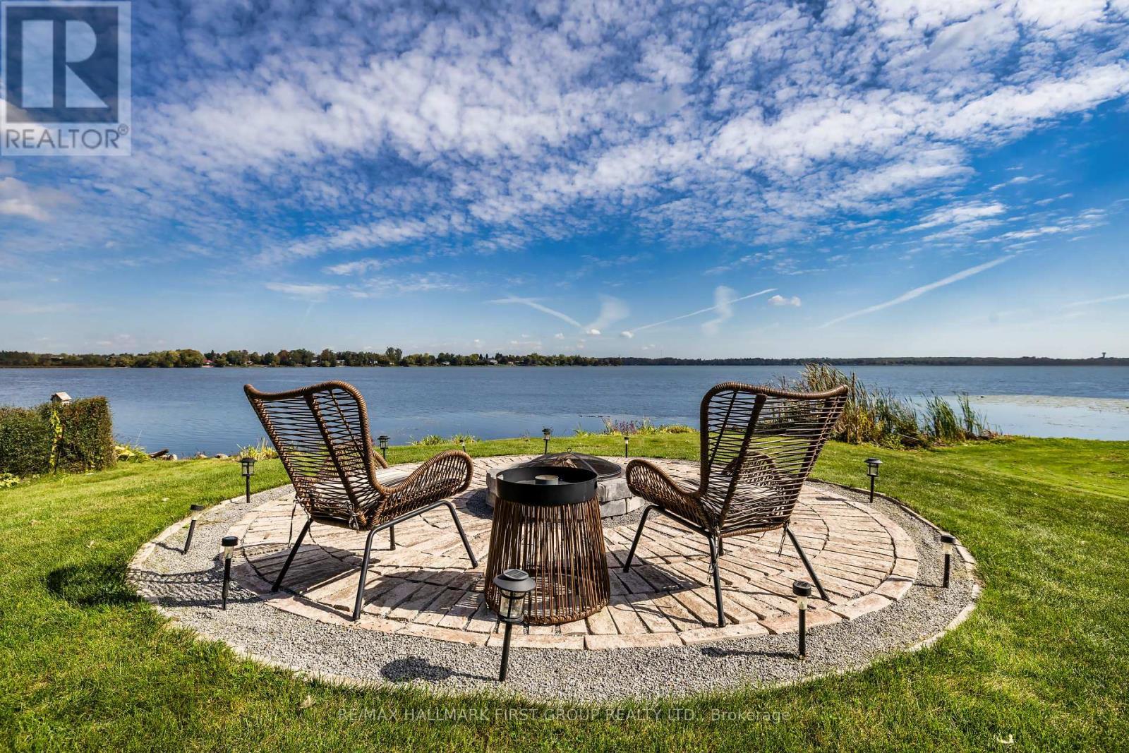 Enjoy Family Gatherings Around The Fire - 61 Druan Drive, Kawartha Lakes (Mariposa), ON - Outdoor With Body Of Water With View