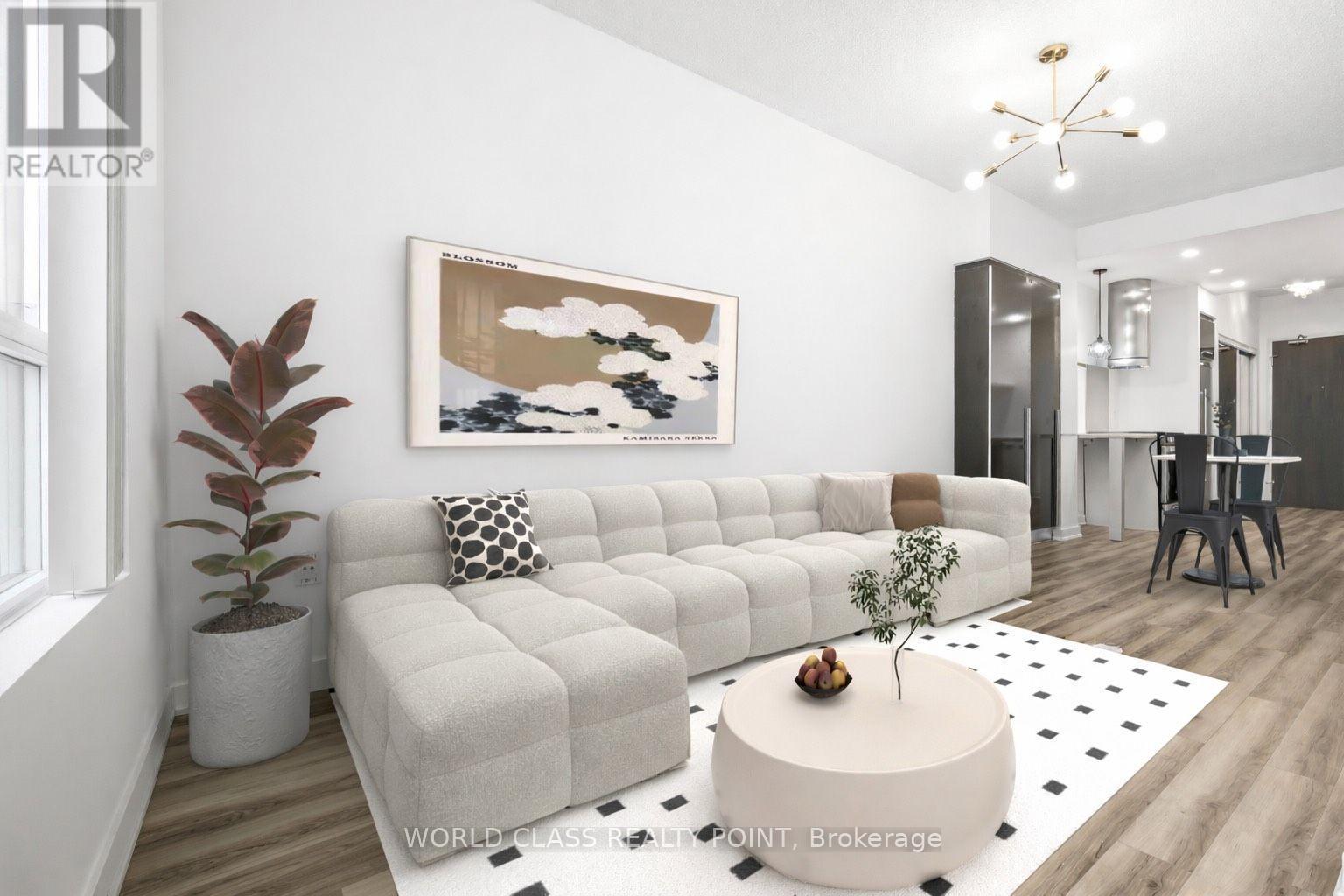 516 - 38 Dan Leckie Way, Toronto, ON - Indoor Photo Showing Living Room