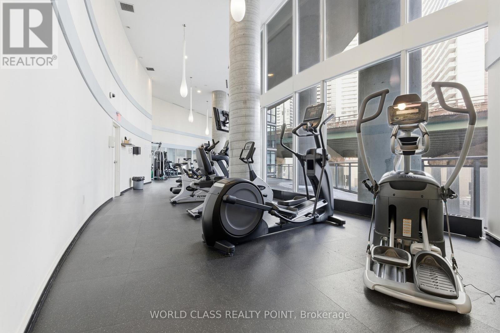 516 - 38 Dan Leckie Way, Toronto, ON - Indoor Photo Showing Gym Room