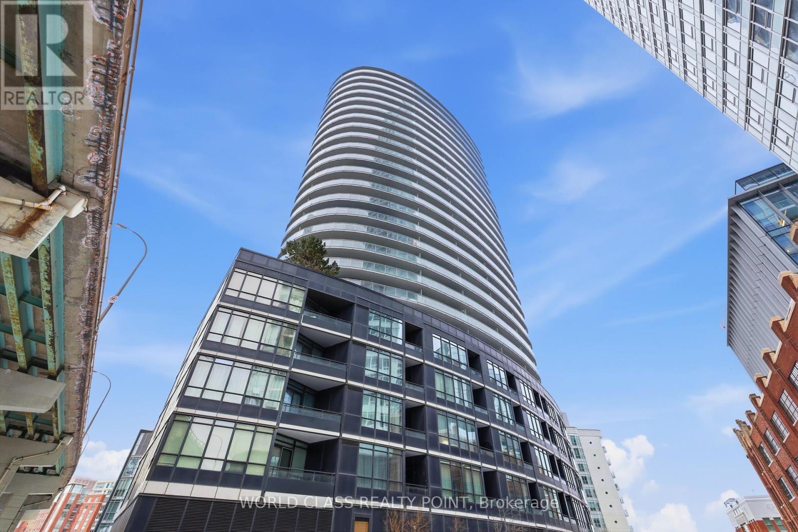 516 - 38 Dan Leckie Way, Toronto, ON - Outdoor With Balcony With Facade