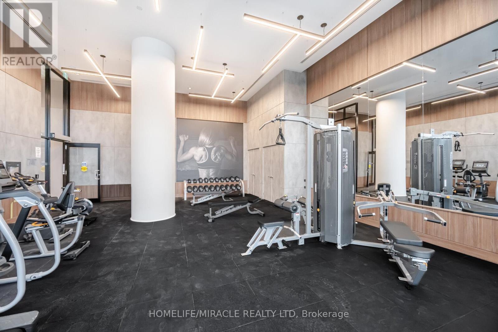 1110 - 1435 Celebration Drive, Pickering, ON - Indoor Photo Showing Gym Room