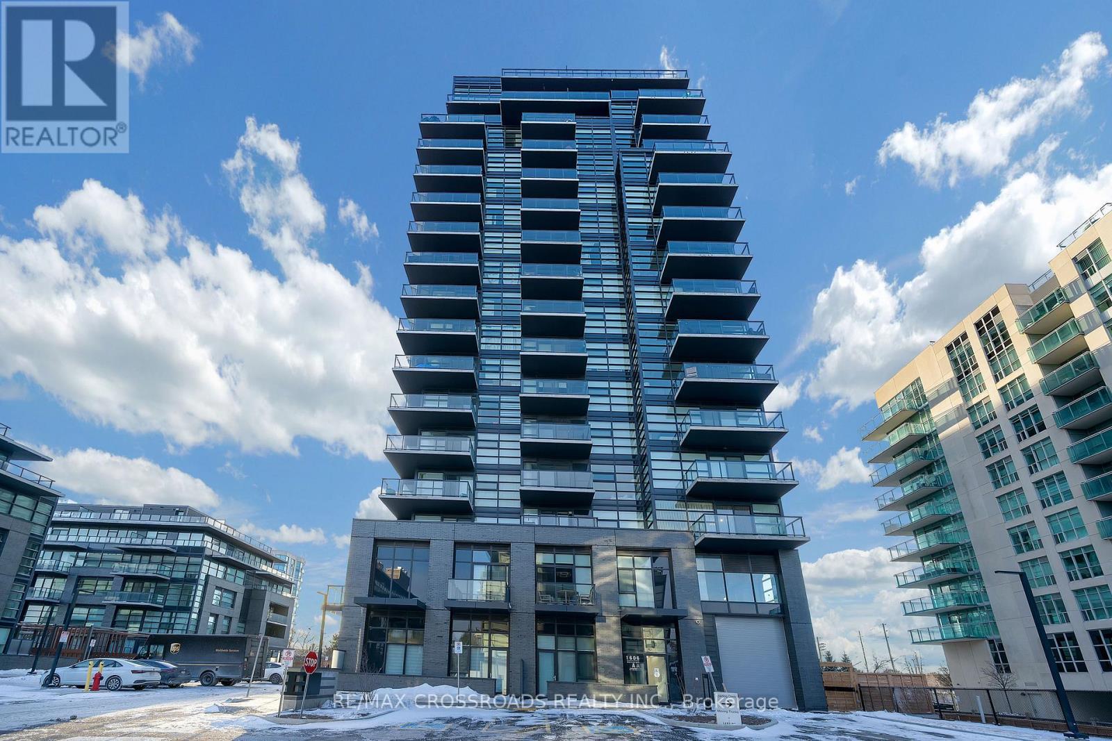 202 - 1606 Charles Street, Whitby, ON - Outdoor With Balcony With Facade