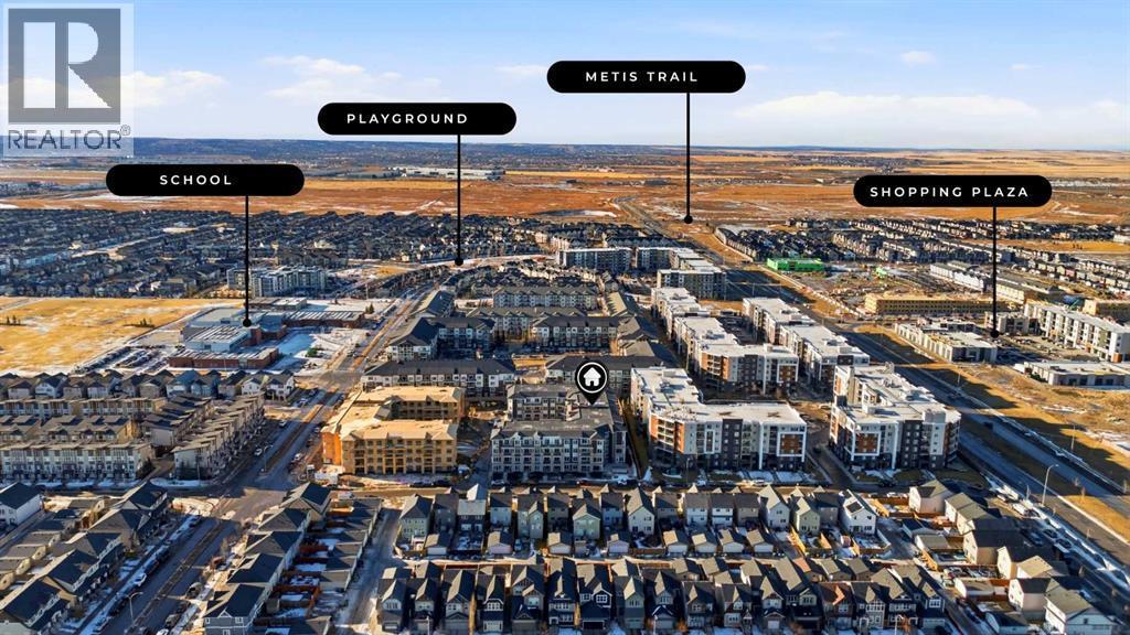 2119, 15 Skyview Point Crescent Ne, Calgary, AB - Outdoor With View