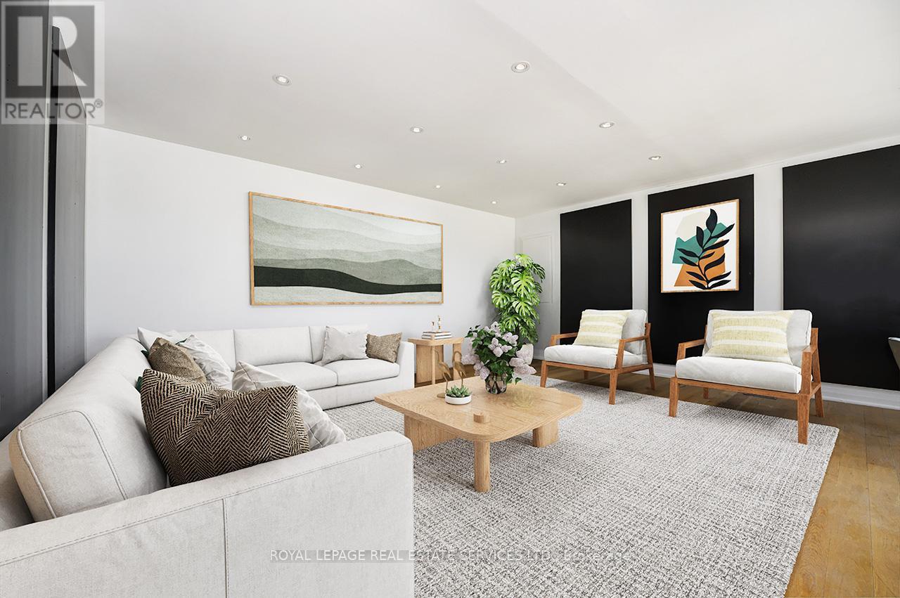 Virtually Staged Picture - Building #2 - 11840 Keele Street, Vaughan, ON - Indoor Photo Showing Living Room