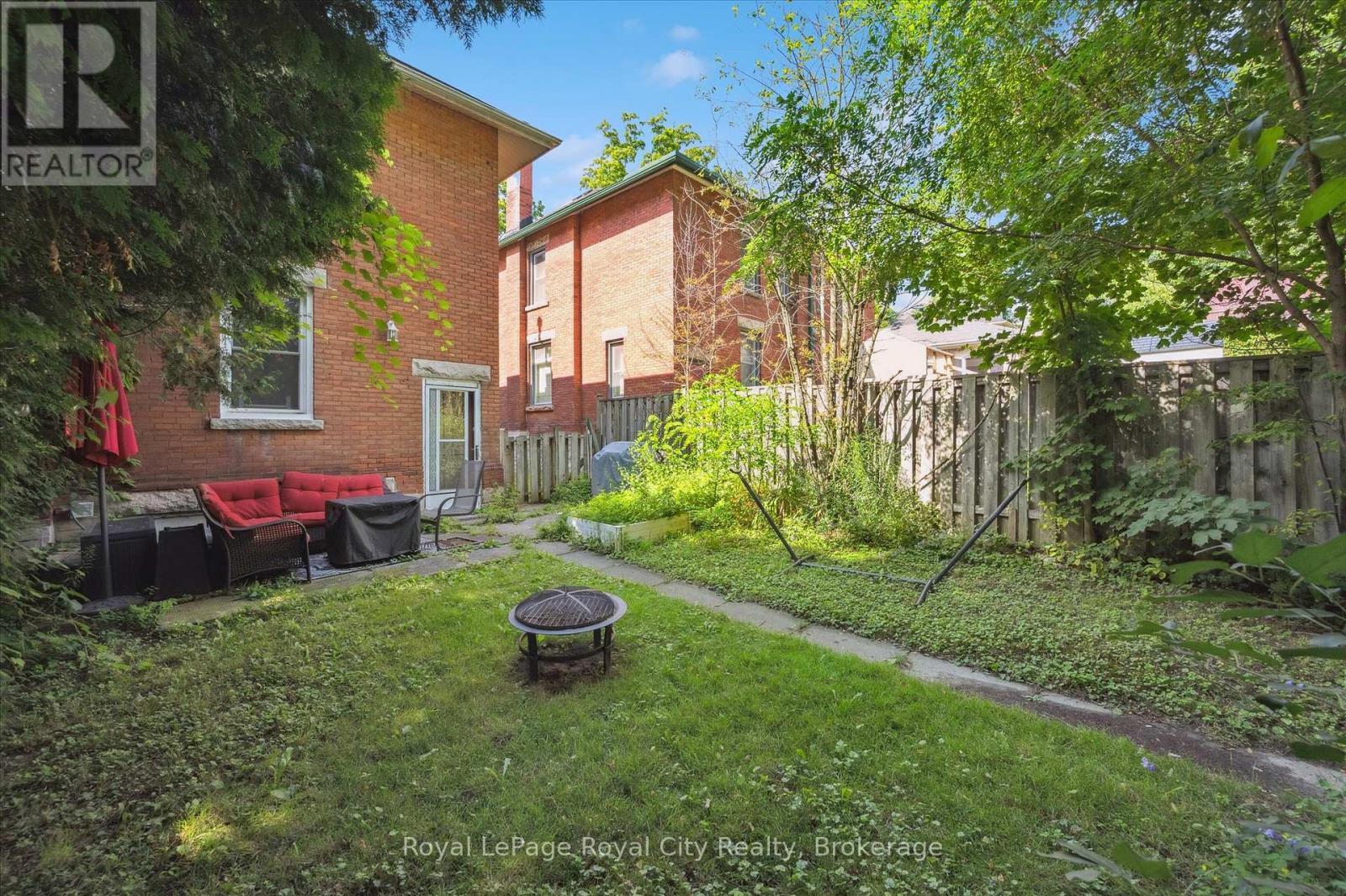 Partially fenced private backyard - 148 Suffolk Street W, Guelph (Downtown), ON - Outdoor
