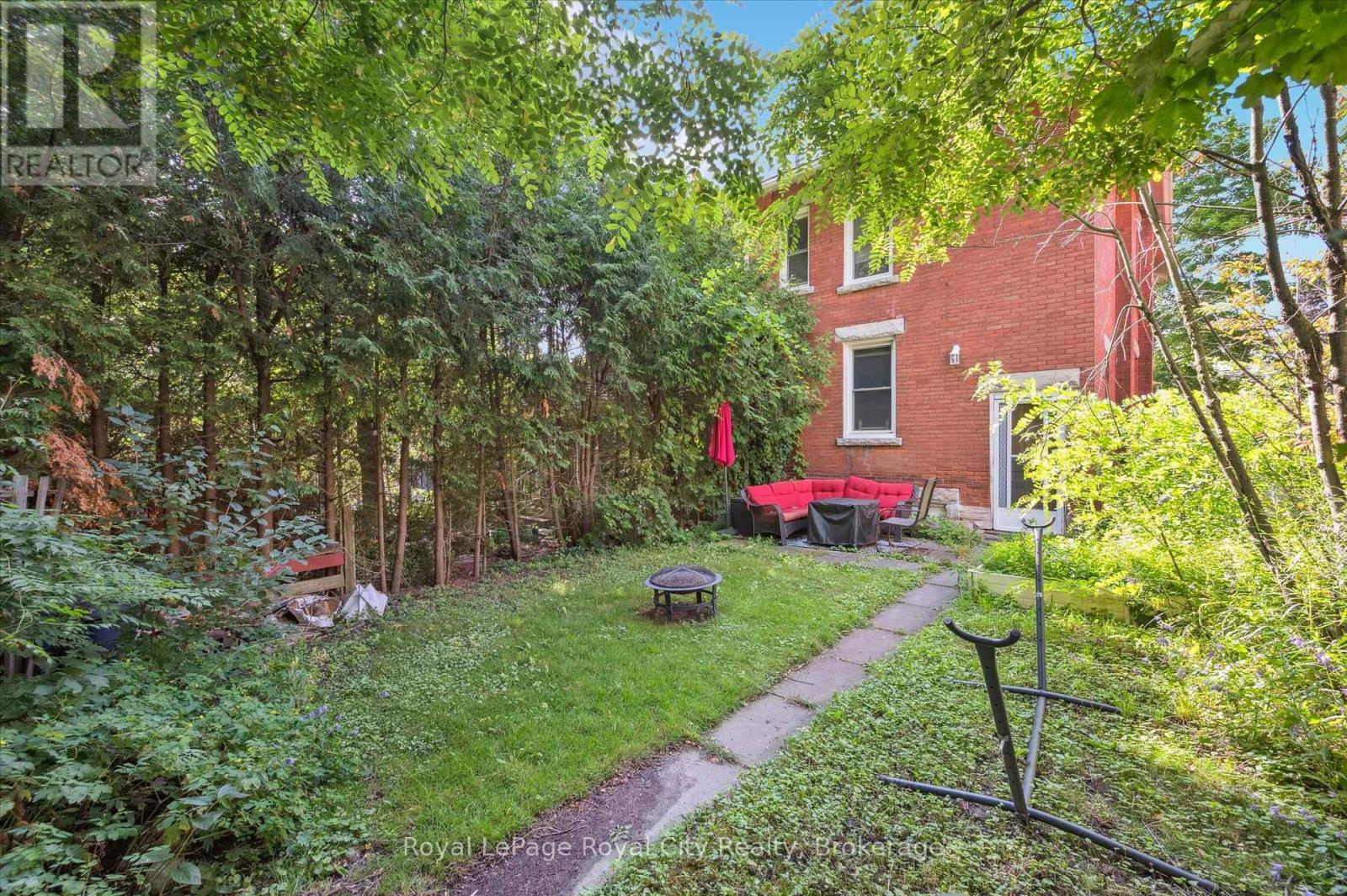 Partially fenced private backyard - 148 Suffolk Street W, Guelph (Downtown), ON - Outdoor