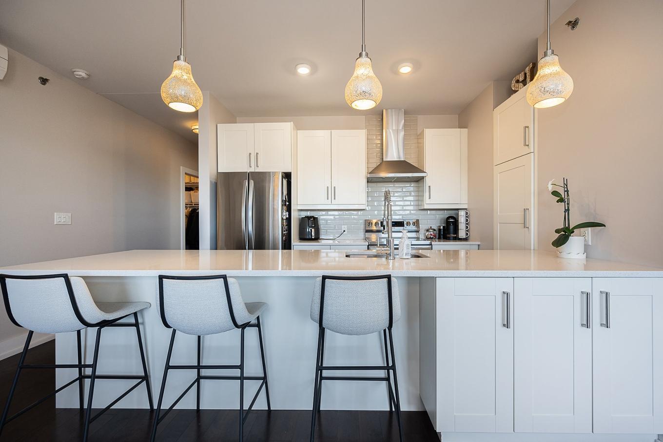 Kitchen - 408-440 19E Avenue, Montréal (Lachine), QC - Indoor Photo Showing Kitchen With Upgraded Kitchen