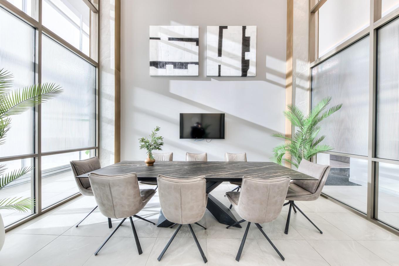 Conference room - 1019-3000 Boul. Thimens, Montréal (Saint-Laurent), QC - Indoor Photo Showing Dining Room