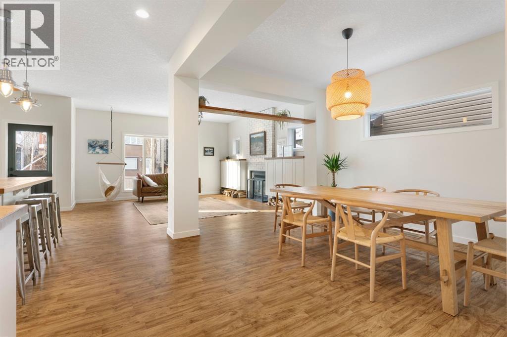 196 Jumping Pound Terrace, Cochrane, AB - Indoor Photo Showing Dining Room