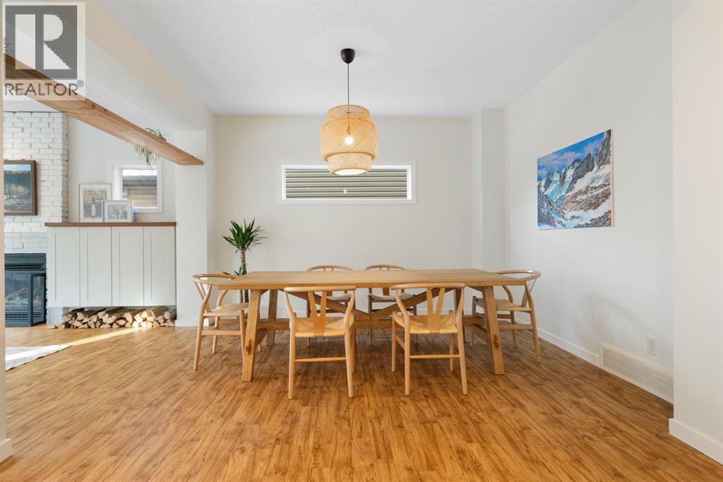 196 Jumping Pound Terrace, Cochrane, AB - Indoor Photo Showing Dining Room