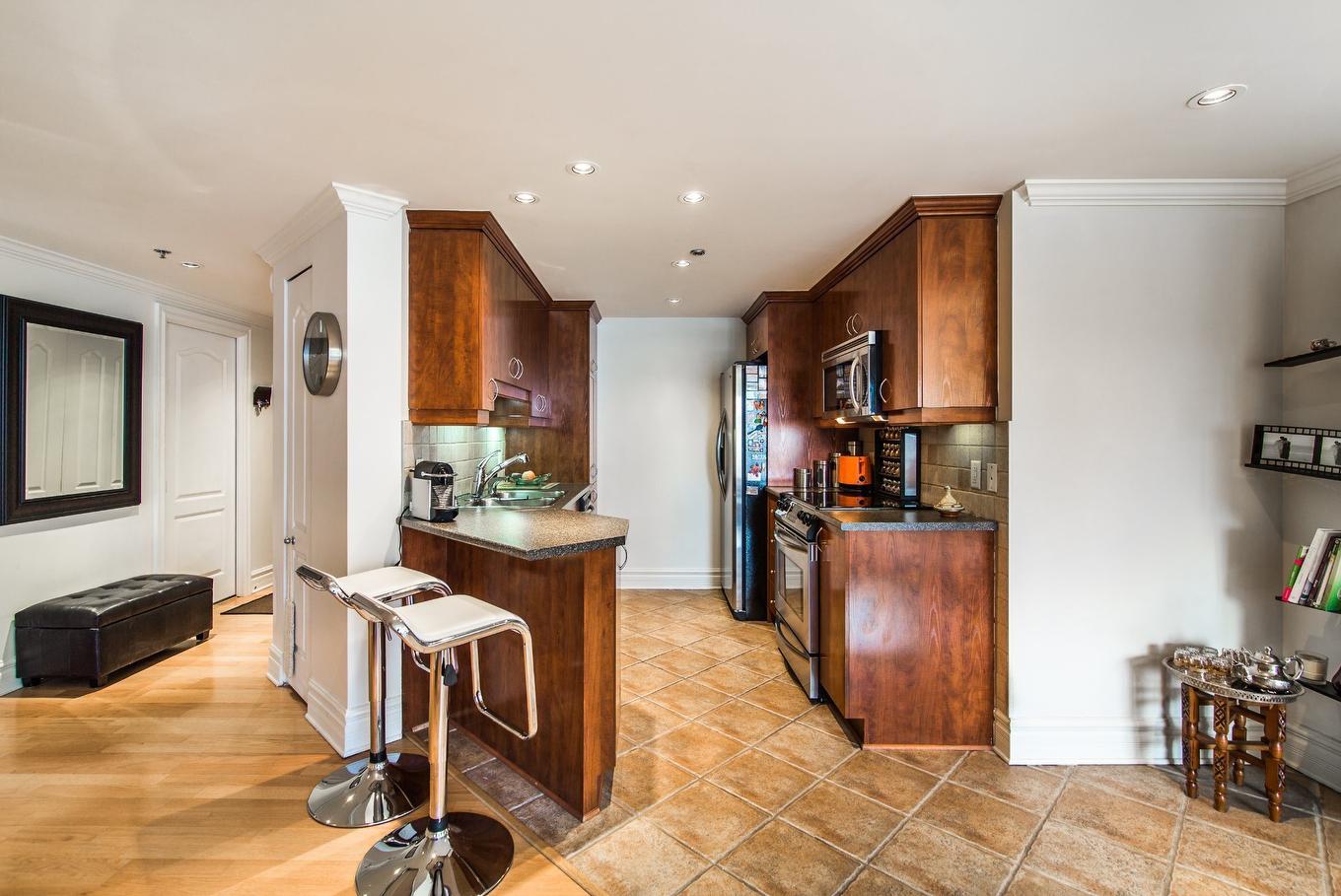 Kitchen - 409-505 Rue Lucien-L'Allier, Montréal (Ville-Marie), QC - Indoor Photo Showing Other Room