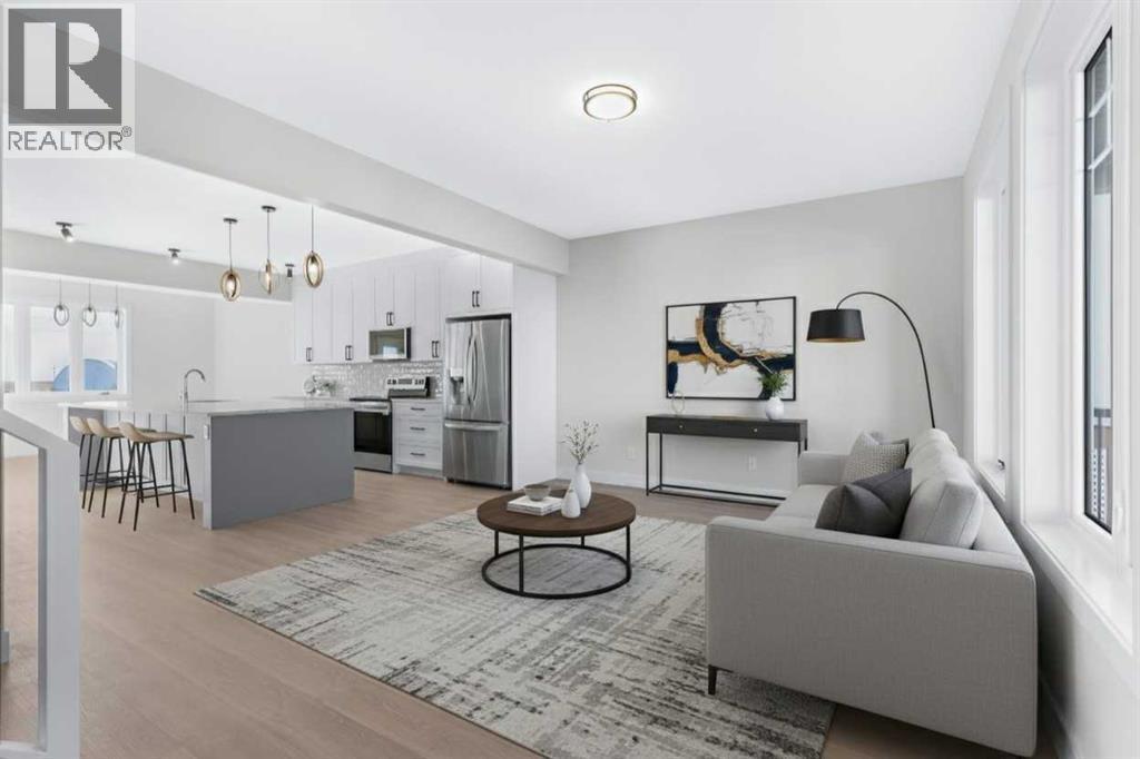 1905 Mccaskill Drive, Crossfield, AB - Indoor Photo Showing Living Room