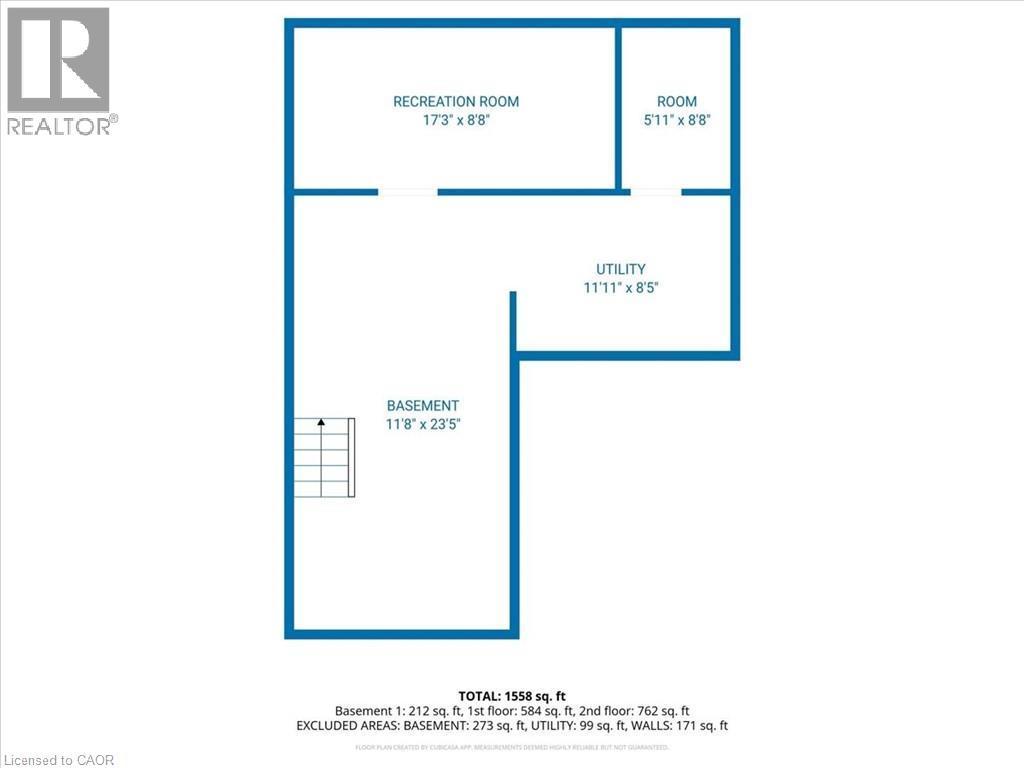 View of home floor plan - 25 Meadowvale Drive Unit# 3, Fonthill, ON - Other