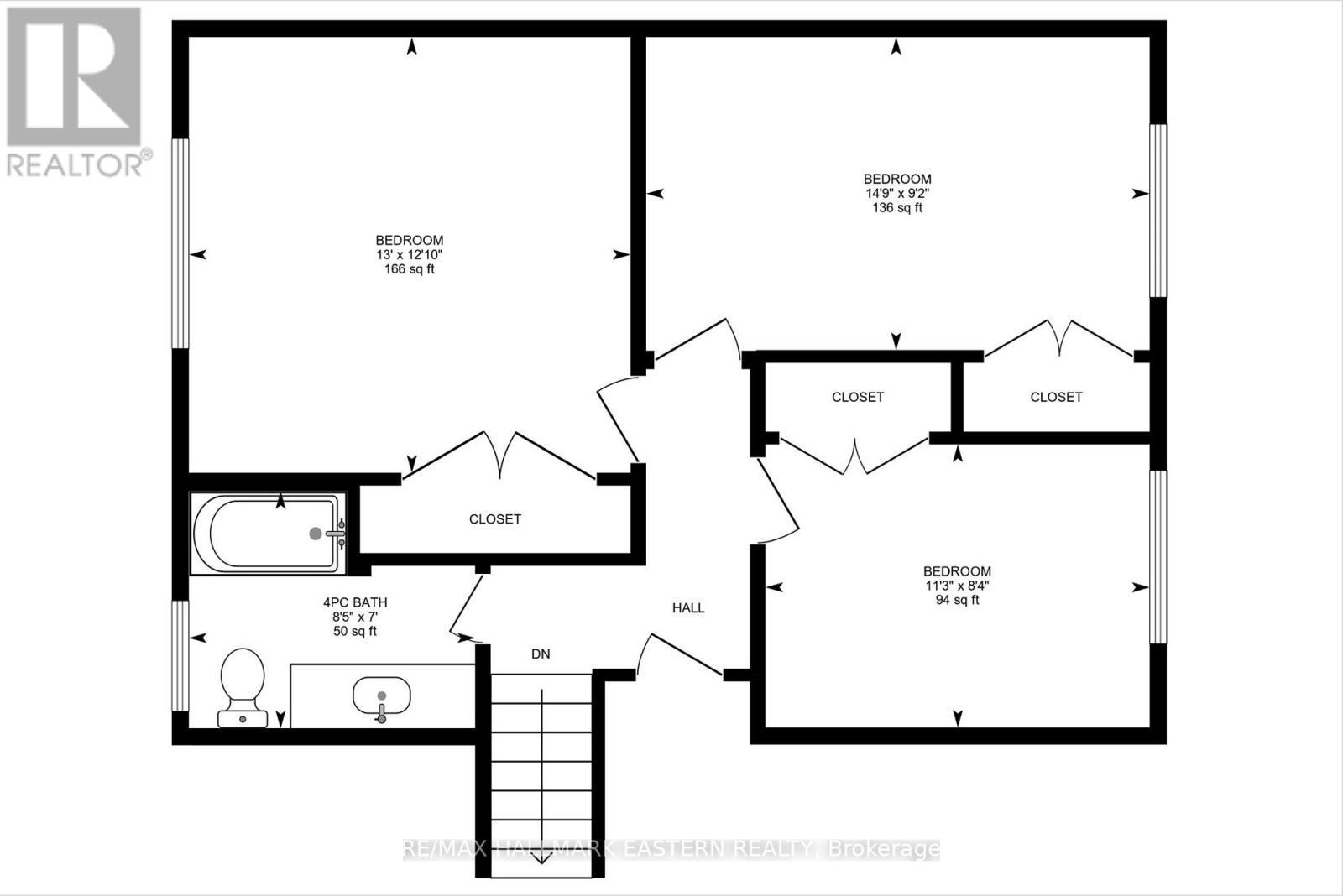 Second floor plan - 1601 Rocklands Road, Peterborough (Monaghan Ward 2), ON - Other