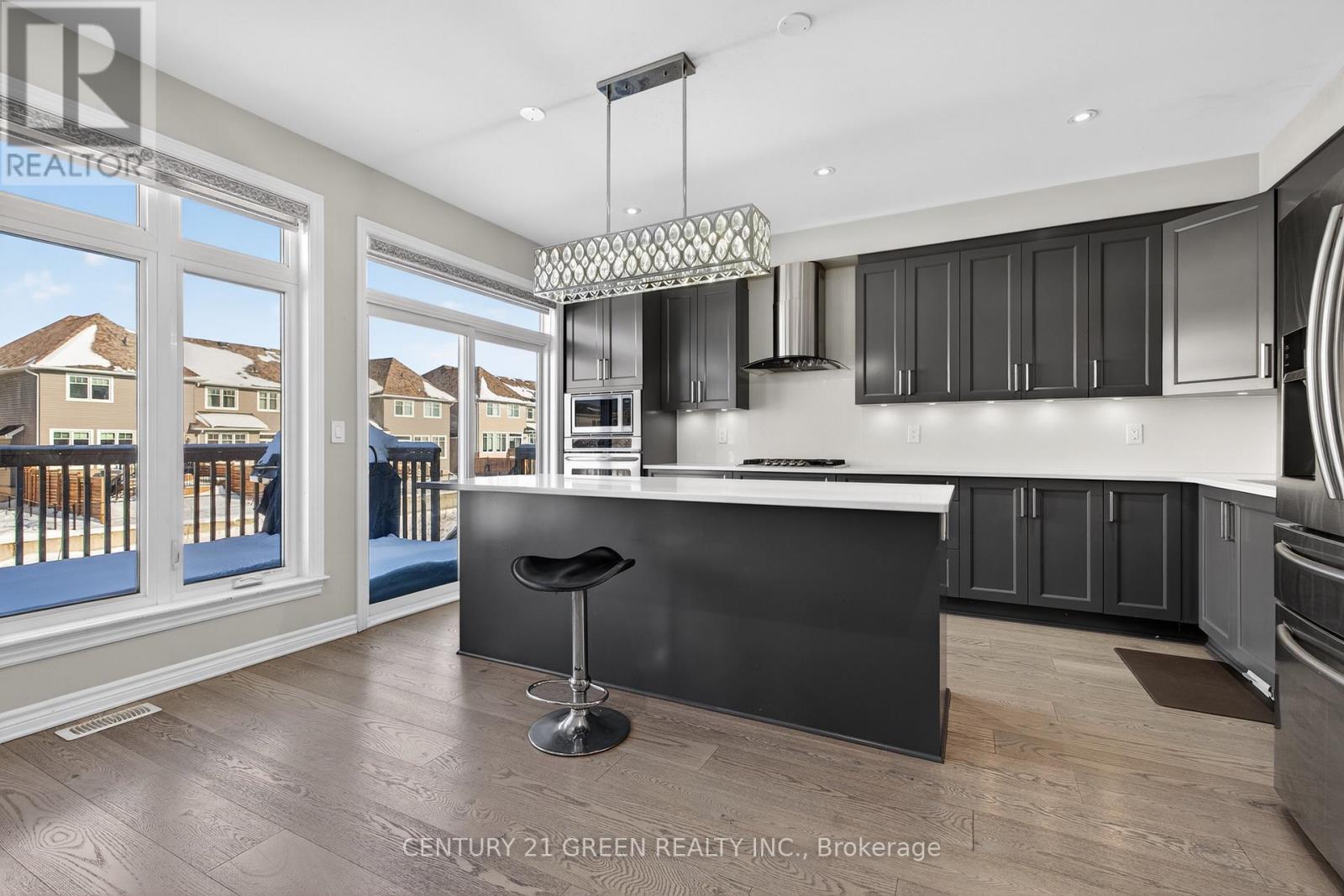 Kitchen from another Angle - 645 Gwen Avenue, Kingston, ON - Indoor Photo Showing Kitchen With Upgraded Kitchen