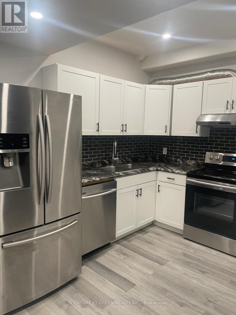 Basement Kitchen.. - 645 Gwen Avenue, Kingston, ON - Indoor Photo Showing Kitchen With Stainless Steel Kitchen