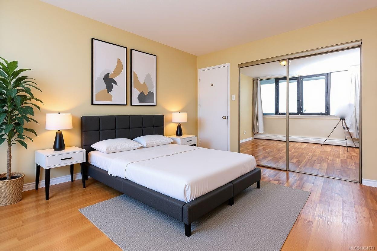 1504-647 Michigan St, Victoria, BC - Indoor Photo Showing Bedroom