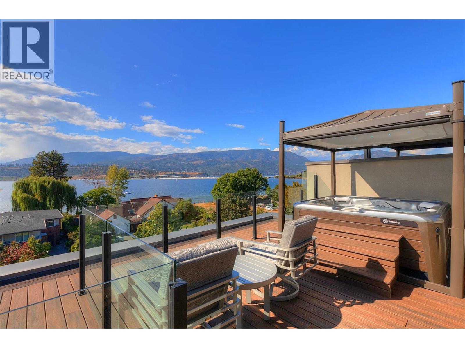 2245 Abbott Street Unit# 301, Kelowna, BC - Outdoor With Body Of Water With Deck Patio Veranda With View