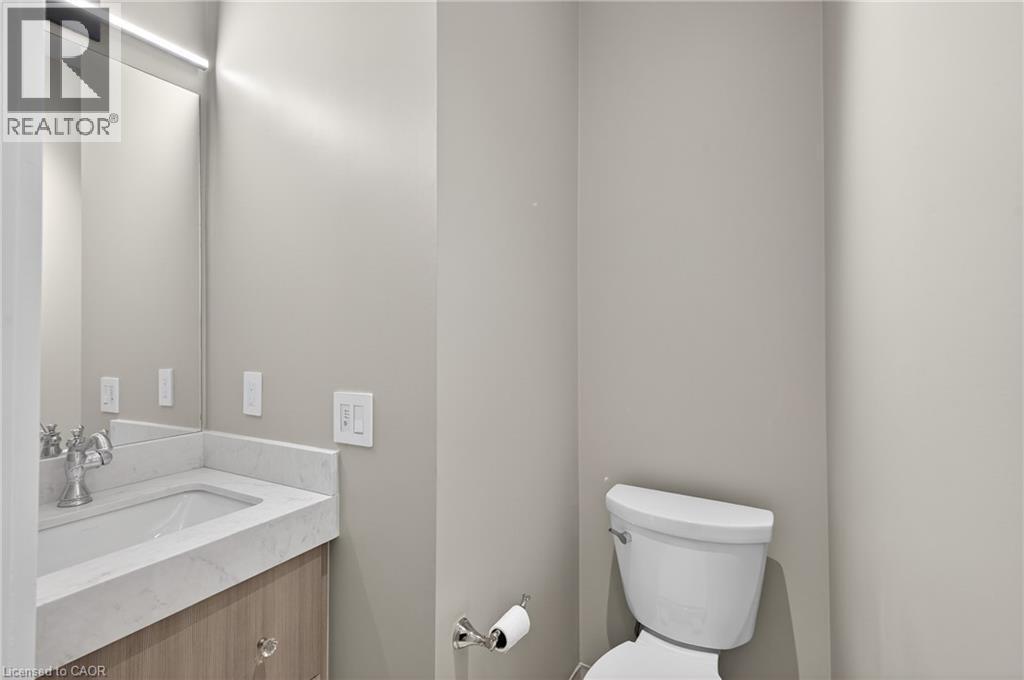 All 4 bathrooms upgraded counters/hardware/floor - 123 Maurice Drive Unit# 401, Oakville, ON - Indoor Photo Showing Bathroom