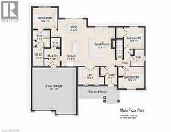 View of floor plan / room layout -