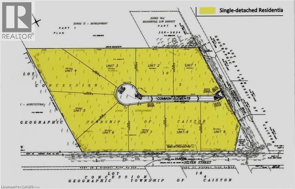 Map / location featuring property boundaries highlighted - 16 Abingdon Road Unit# 8, Caistor Centre, ON - Other