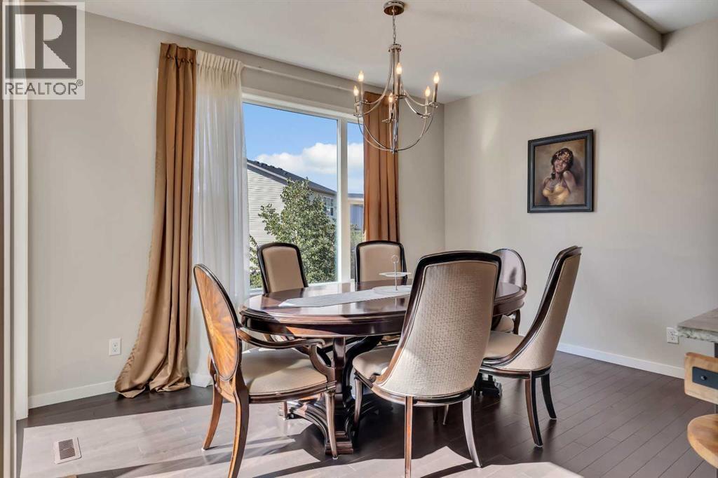 1544 Panatella Boulevard Nw, Calgary, AB - Indoor Photo Showing Dining Room